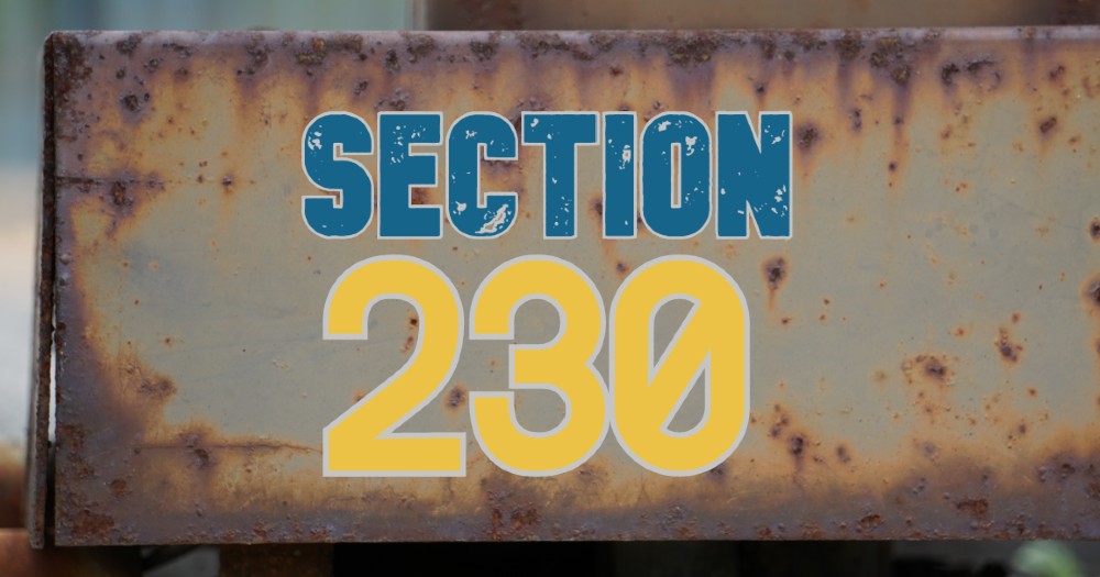 Section 230 sex trafficking